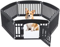 DUMOS Plastic Dog Playpen, 24 Inch 6 Panels Small Pet Fence Play Pen by DumosLifestyle