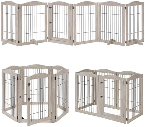 unipaws 132" Extra Wide Dog Gate and Pet Playpen by unipaws