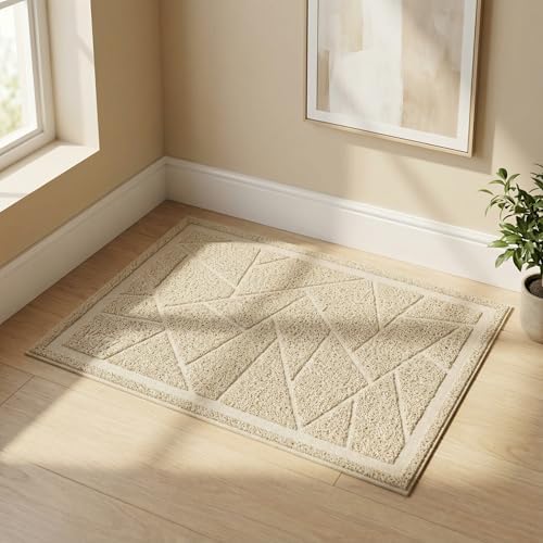 WePet Cat Litter Box Mat, Kitty Premium PVC Pad, Durable Trapping Rug, - Image 2