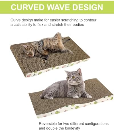 TIMHAKA 6 Pack Cat Scratching Board, Double-Sided Usability, - Image 4