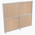 VIVO Flat Wood Freestanding 76 x 66 inch Privacy Panel by VIVO