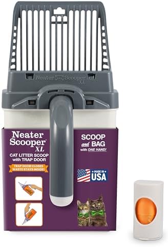 Neater Pet Brands Neater Scooper XL Cat Litter Scoop, 15 Refill Bags – by NeaterPetBrands