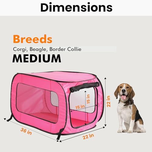 Portable Collapsible Pop Up Kennel - Image 2
