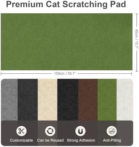 Cat Scratcher, 39.7x15.7” Cat Scratch Furniture Protector - Image 2