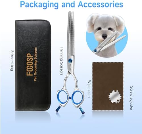 Thinning Shears for Dogs Professional Dog Grooming Scissors Pet Thinners Shear - Image 7