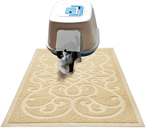 PetLike Cat Litter Box Mat, Thick Kitty Litter Trapping Mat, Waterproof by PetsLikePetLike