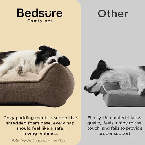 Bedsure SupportMax® Extra Thick Orthopedic XL Dog Bed - Image 3