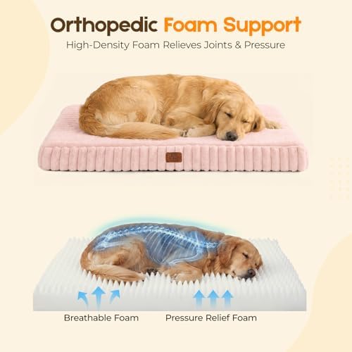 Orthopedic Dog Bed for XL Dog, Waterproof Washable Pet Bed for Crate - Image 4
