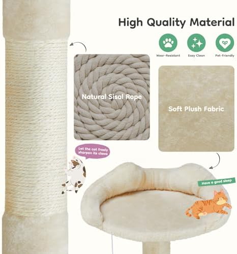DUMOS 54 Inch Cat Tree Tower - Image 5