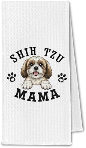 Shih Tzu Kitchen Towels, Dog Mama Shih Tzu Gifts by Unknown