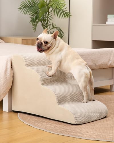 Aodisman Dog Steps for Bed or Couch, 4 Step Pet Stairs for Small Dogs & Cat - Image 3