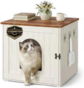 SONGMICS Home Toolless Assembly Litter Box Enclosure, Cat House by SONGMICSHOME