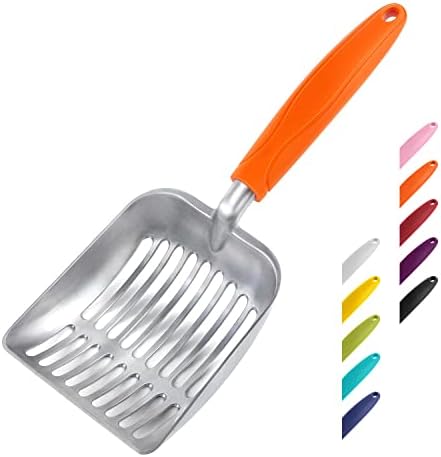 WePet Cat Litter Scoop, Aluminum Alloy Sifter, Kitty Metal Scooper, Deep Shovel by WePet