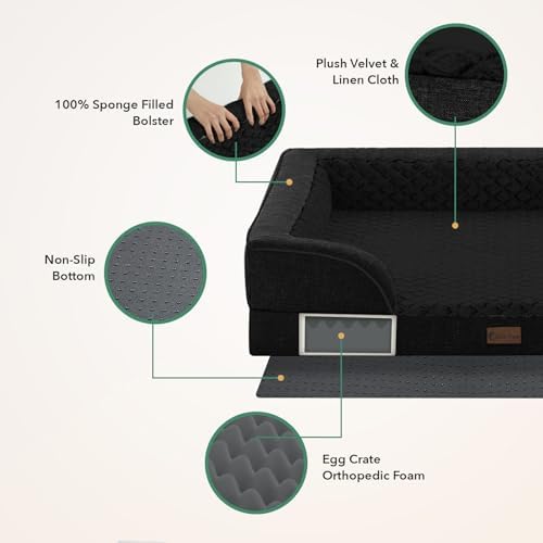 Orthopedic Washable Dog Bed for Large Dogs - Image 6