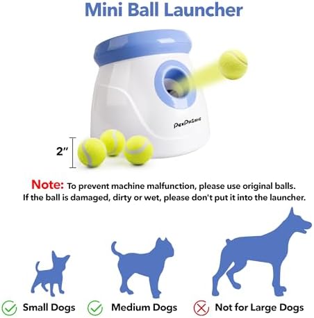 PetPrime Dog Automatic Ball Launcher Dog Interactive Fetch Toy Pet 2'' Thrower - Image 5