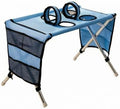 Grooming Table with Storage Pockets | Sturdy Stainless Steel Frame, Breathable by Unknown