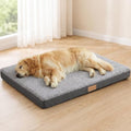 Patas Lague Orthopedic Large Dog Bed Washable Pet Sofa Mat 48''X30'' Grey by PatasLague