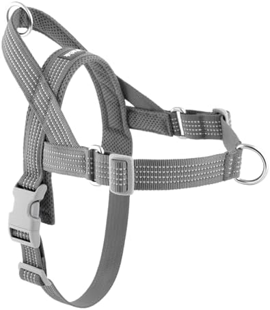 No Pull Dog Harness with Handle, Adjustable Soft Mesh Padded Vest by Fortheloveofpets