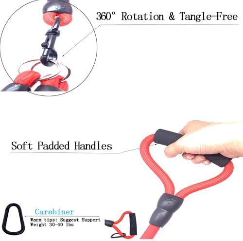 3 Dog Leash for 1-3 Dogs, 360° Swivel, No Tangle - Image 5