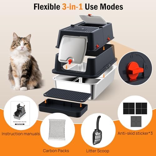 Stainless Steel Litter Box - Image 7