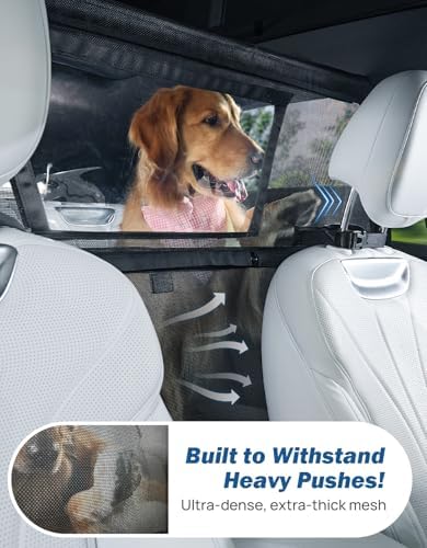 JOYTUTUS 56" Wide Dog Car Barrier - Image 5