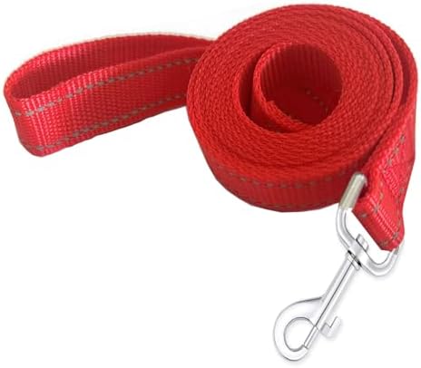 Reflective Dog Leash 7Ft /8 Feet Long, 1 Inch Wide, by TAIDA