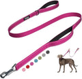 Fida Heavy Duty Dog Leash for Medium Large Dogs, 4 FT, Dual Padded Handles by Fida