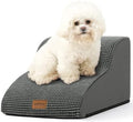 COZY KISS Dog Stair for Small Dog 11.8" H, 2 Step Pet Ramp for Chair by COZYKISS