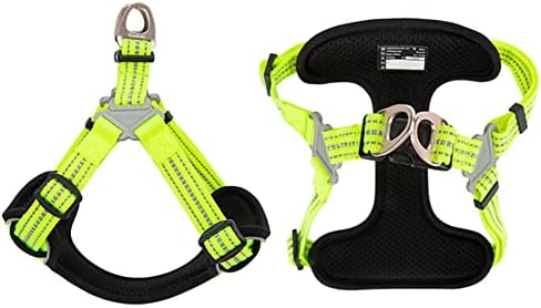 TRUE LOVE Step-in Dog Harness, Reflective, Breathable, Neon Yellow - Image 4