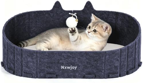 Cat Scratcher Bed for Indoor Cats Cardboard Cat Scratch Couch by NxwjoyPet