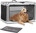 PETSFIT Portable Dog Crate for Medium Large Dogs, – 36" Soft Dog Travel Crates by Petsfit