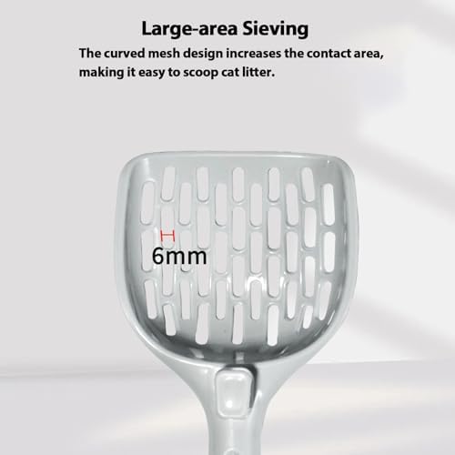 Cat Litter Scoop, ABS Plastic Kitty Litter Scooper - Image 5