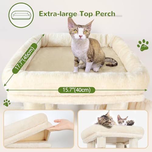 Globlazer Heavy Duty Cat Trees for Big Cats Maine Coon - Image 2