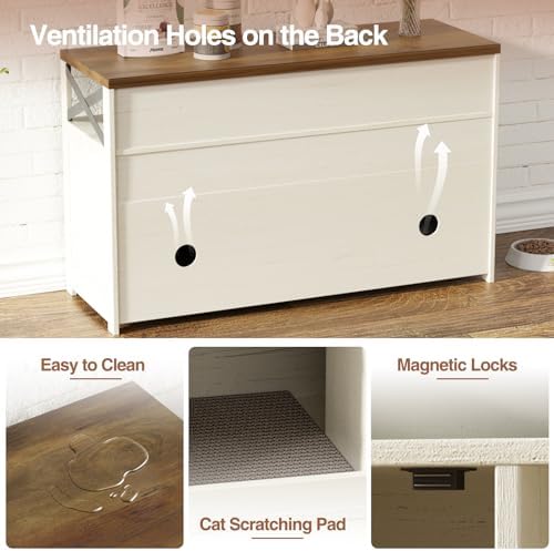Halitaa Cat Litter Box Enclosure - Image 6