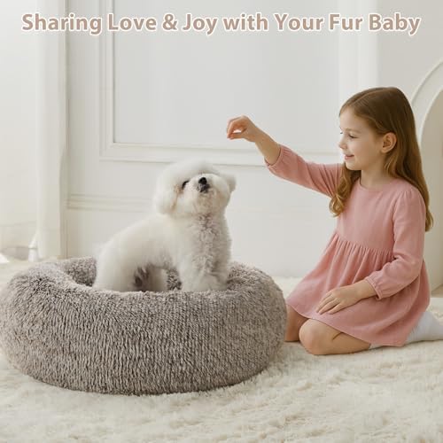 WNPETHOME Medium Round Calming Dog Bed Cat Bed - Image 5