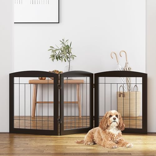 PAWLAND Free Standing Dog Gates by PAWLANDPetSupplies