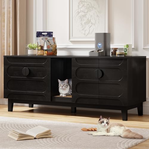 ONBRILL 63" Cat Litter Box Enclosure by ONBRILL