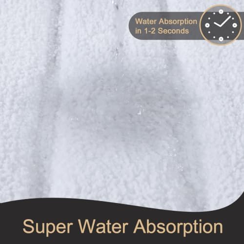 AROGAN Luxury Long Bathroom Runner Rugs 24x72 Inch Bath Rug Non Slip - Image 6