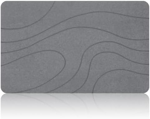 THMINS Extra Large Stone Bath Mat by THMINS