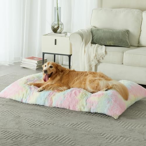 BFPETHOME Dog Beds for Large Dogs, Plush Dog Crate Bed Fluffy Cozy Kennel Pad - Image 6