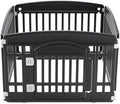 NEWBULIG 4 Panels 24 Inch Dog Playpen, Plastic Pet Play Pen Fence by NEWBULIG