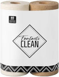 Fantasticlean Microfiber Cleaning Cloth Roll- 60 Sheets by Fantasticlean