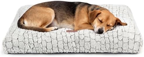 Dog Bed Crate Pad for Small Dogs 36"x24" Coffee by ULIGOTA