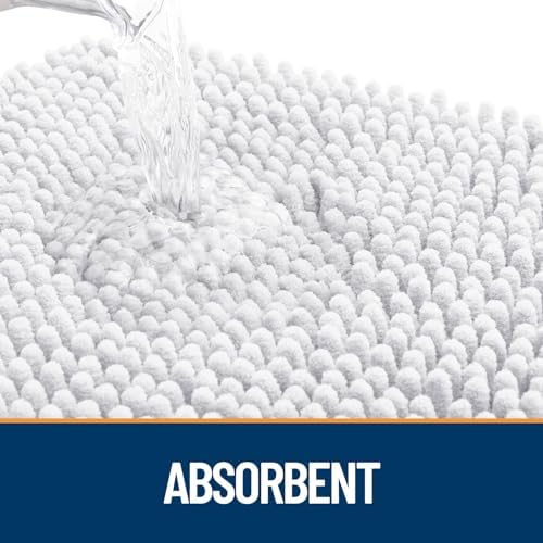 OLANLY Dog Door Mat for Muddy Paws 48x30, Super Absorbent Chenille Mud Mat - Image 3