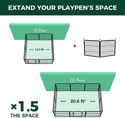 FXW Rollick Dog Playpen, Yard & RV Camping, 2 Panels - Image 2