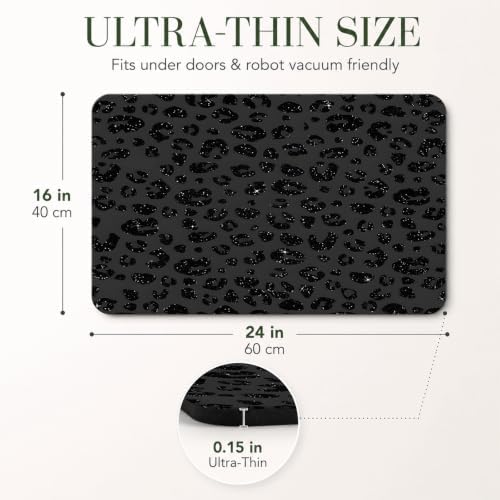 Natural Diatomaceous Earth Bath Mat, Ultra Thin Quick Dry Floor Rug - Image 3