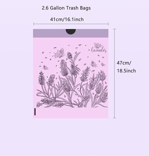 2.6 Gallon Small Trash Bags 150pcs Tearing-Free Drawstring - Image 2