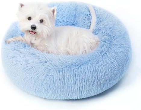 Calming Round Dog Bed & Cat Bed by SunstyleHome