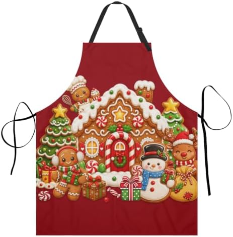 Art Apron with Pocket for Women Men by DZGlobal