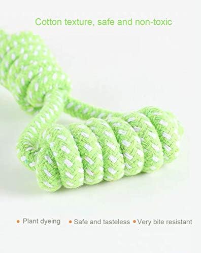 Sunglow Dog Toy Interactive Chewing Rope Ball Toys Natural Cotton Washable - Image 6